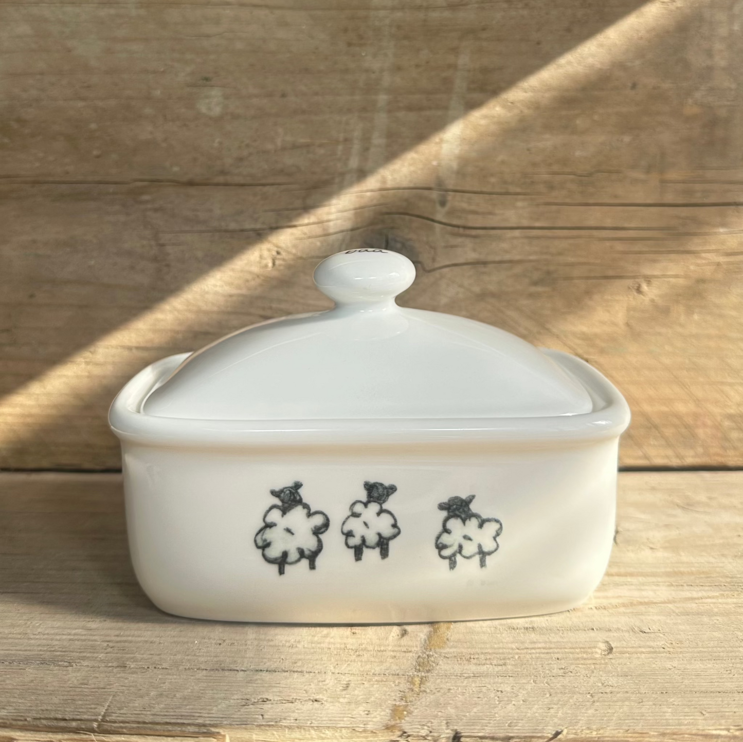 The Sheeps Butter Dish