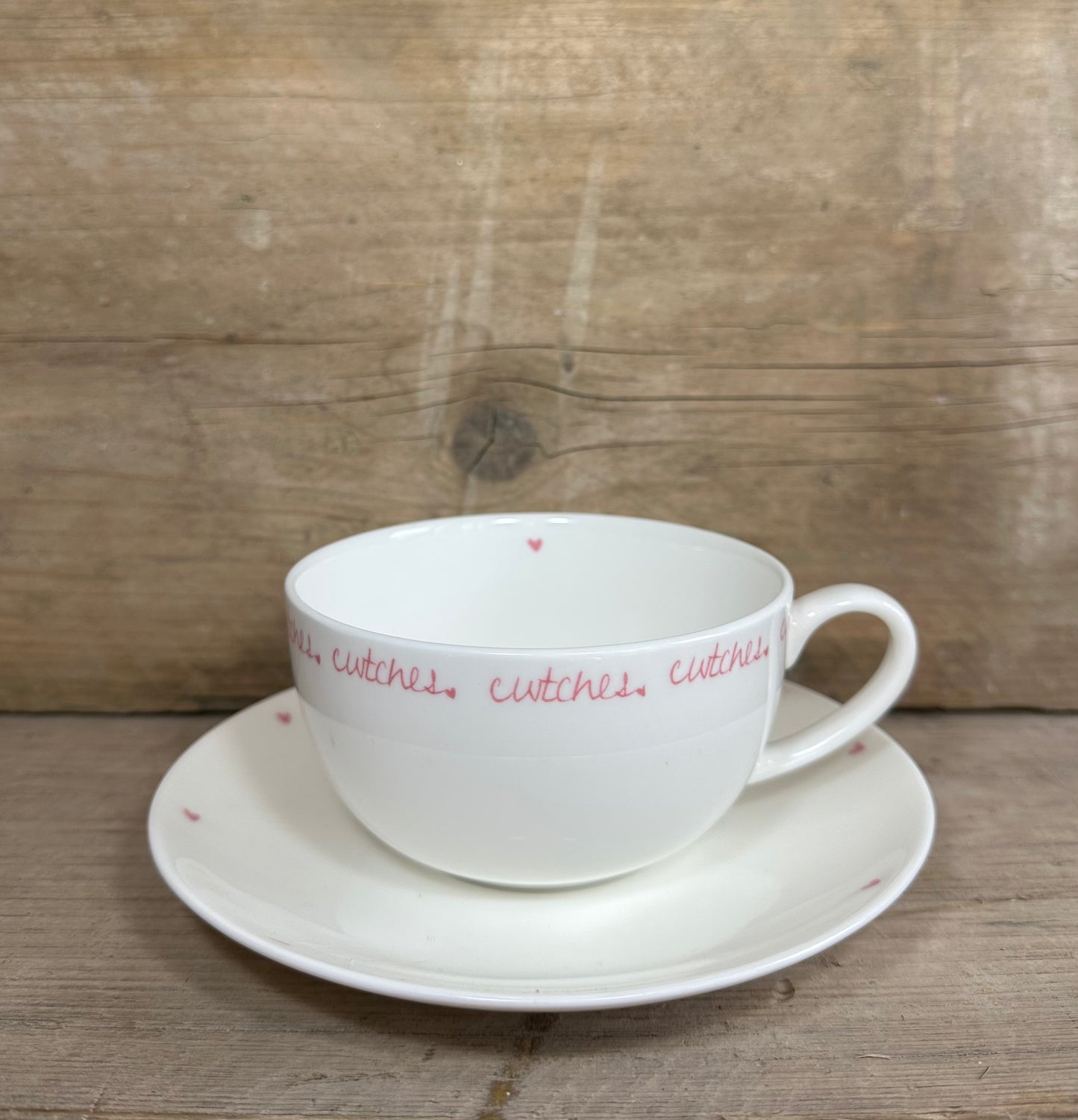 Calon Cariad Cappuccino Cup & Saucer