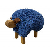 Sheep Footstool - Electric Blue