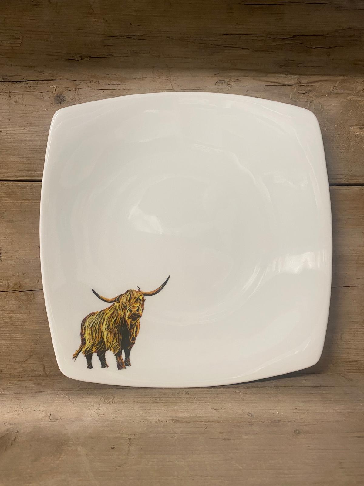 Bryn y Buwch Square Plate