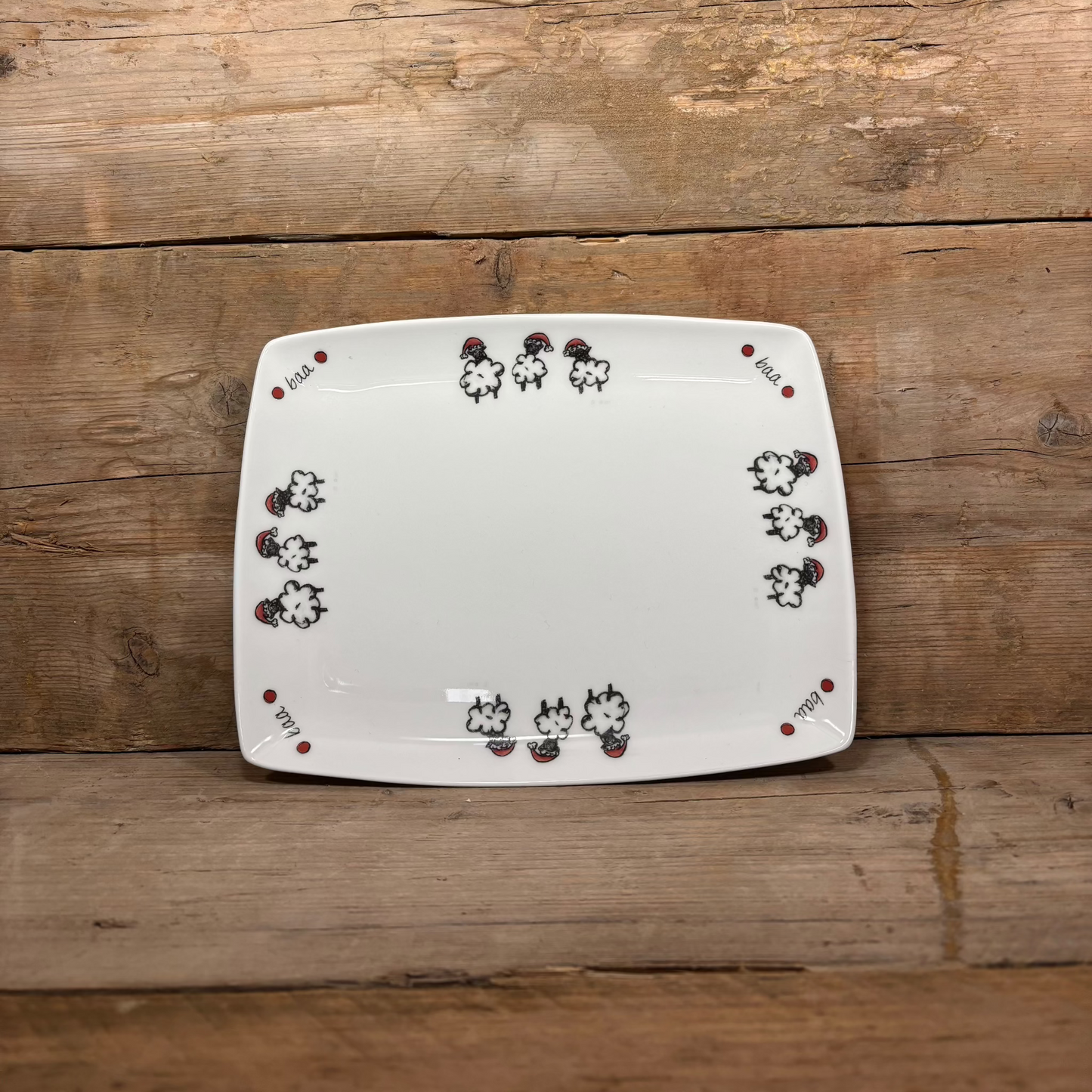 The Christmas Sheeps Rectangular Platter