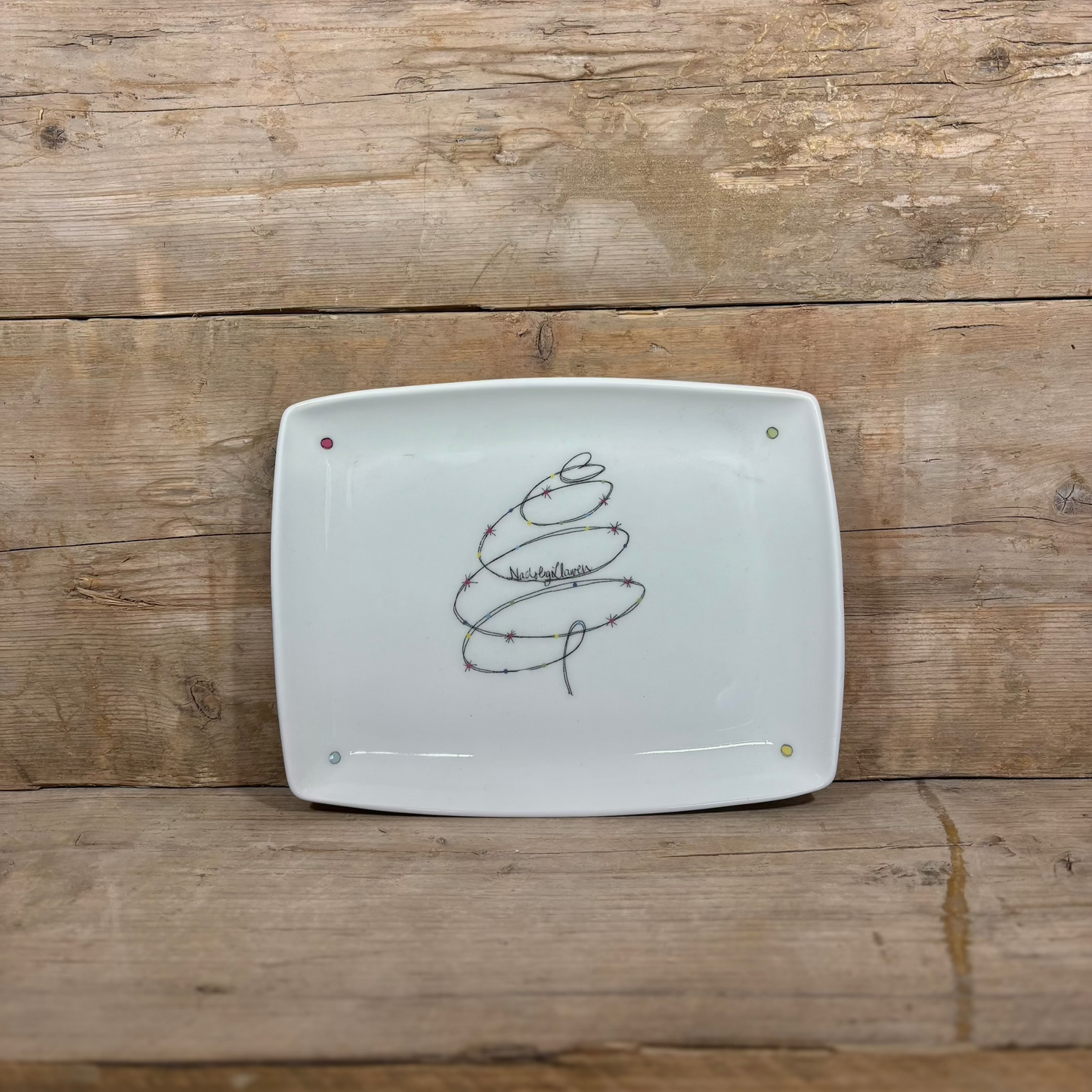 Cofrodd Tree Rectangular Platter