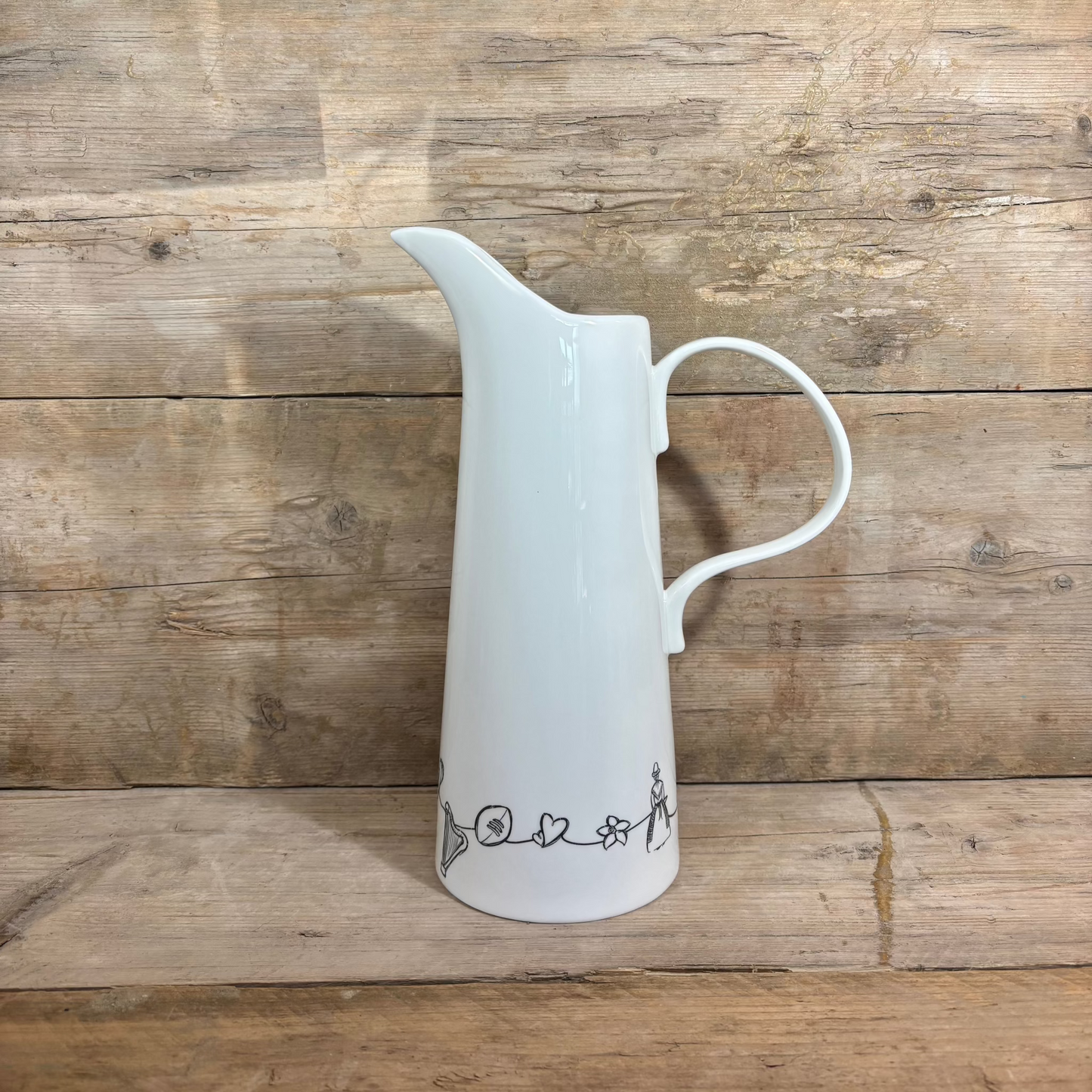 Welsh Charms Ornate Jug