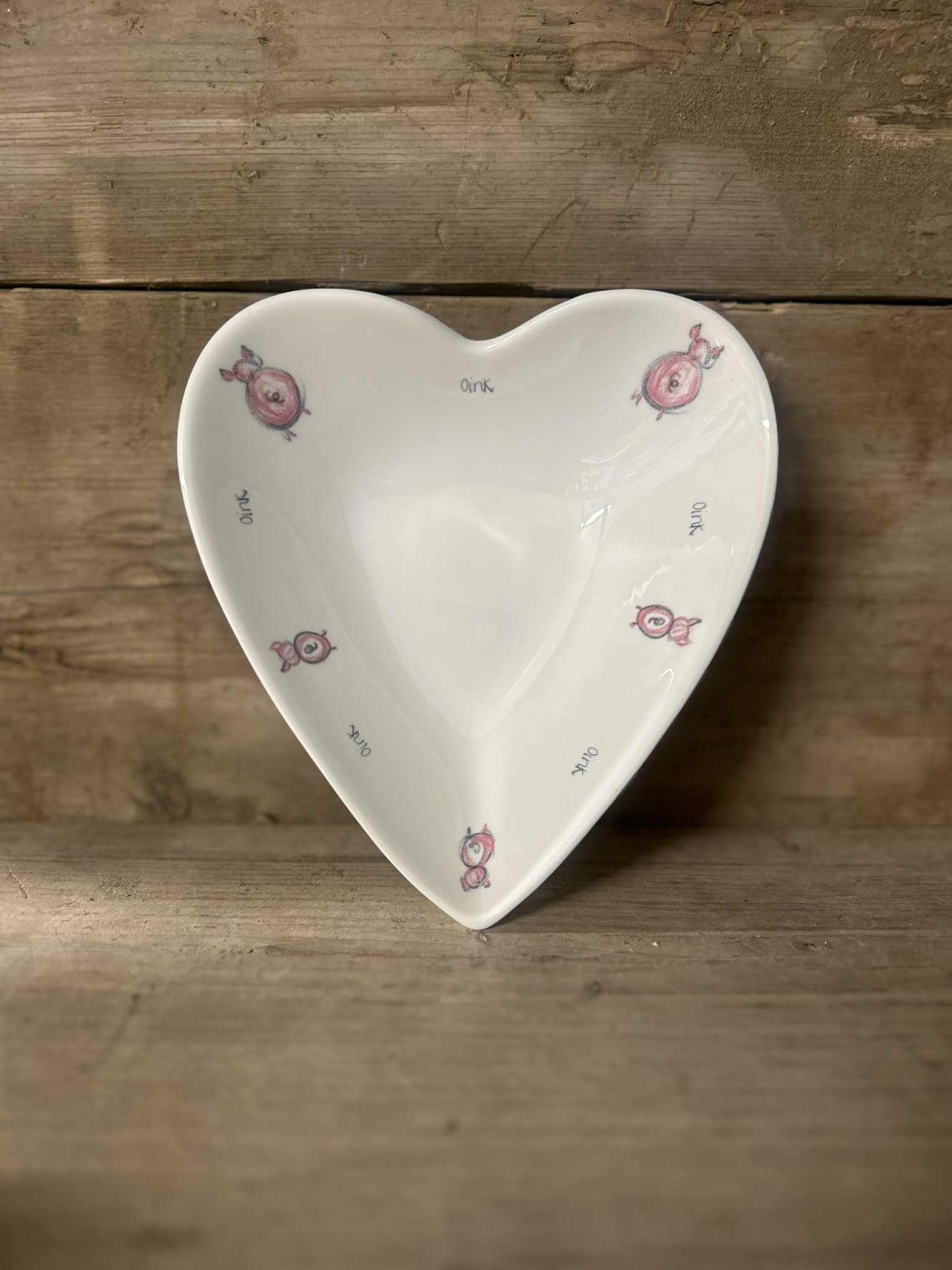 Penrose Piggies Heart Bowl