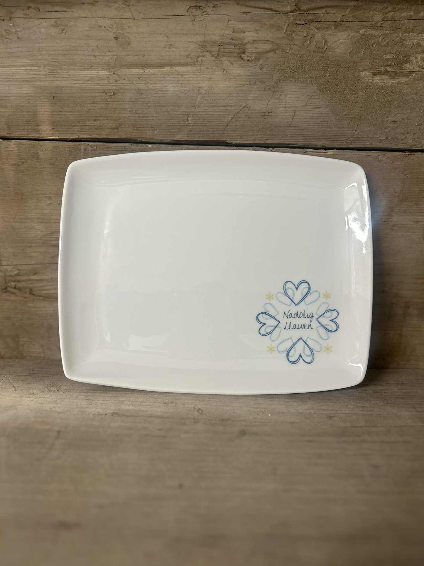 Nadolig Heart Platter