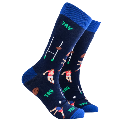 Rugby Try Bamboo Socks