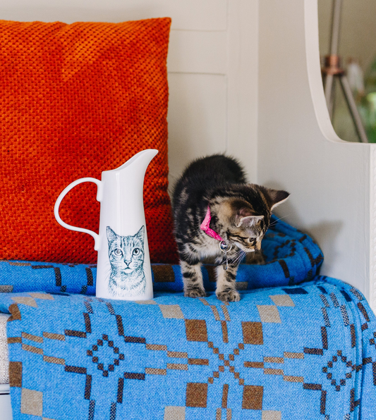 Ceri Cat Small Ornate Jug