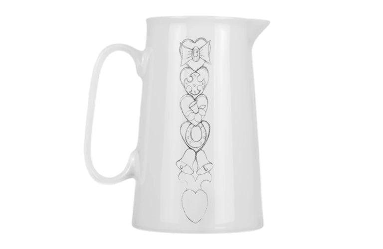 Lovespoon Anniversary Welsh Jug