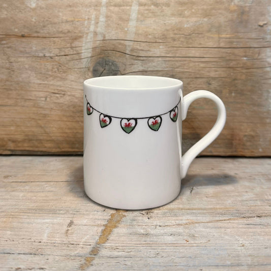 Welsh Bunting Mugs