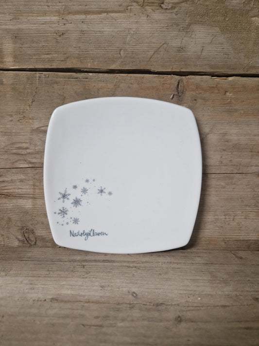 Snowflakes Square Plate
