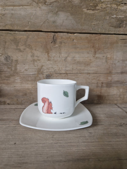 Wiwer Square Cup and Saucer